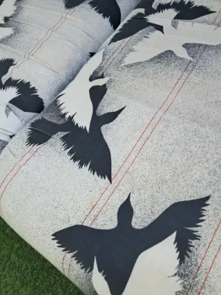 Sofá 2 plazas estampado desenfundable