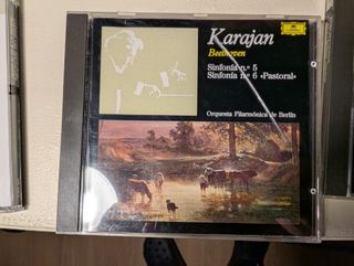 3 CDs Karajan Beethoven Sinfonías 1,3,5,6,9