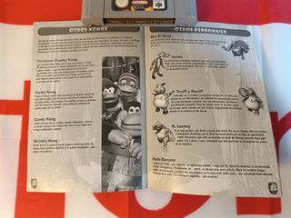 Donkey Kong 64 N64 Juego y manual PAL Multi
