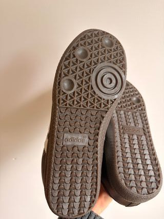 Zapatillas Adidas Samba Mary Jane Negro Blanco