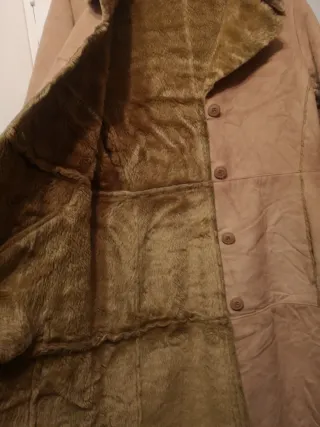 Abrigo Piel Sintética Formula Joven Beige