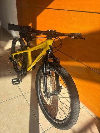 Bicicleta Sunn 20 Amarilla como nueva , Poco Uso.