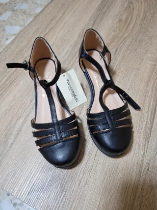 Zapatos Tino Gonzalez Negros Mujer