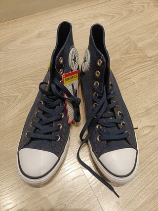 Zapatillas Converse Altas Azul Talla 42