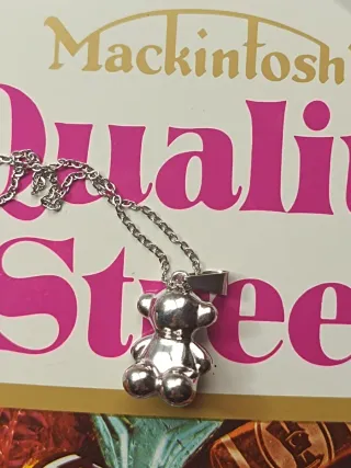 Collar osito dorado o plata