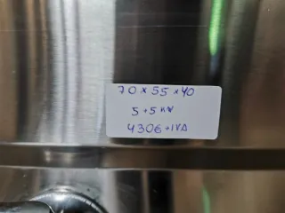 FREIDORA INDUSTRIAL DE 16 + 16 L CAP TOTAL