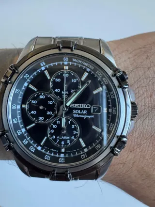 Seiko Solar Chronograph
