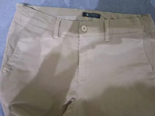 Americana y pantalón chino niño azul talla 11/12