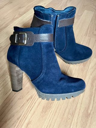 Botines Martinelli Azul y Marrón Talla 38