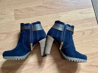 Botines Martinelli Azul y Marrón Talla 38