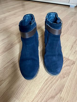 Botines Martinelli Azul y Marrón Talla 38