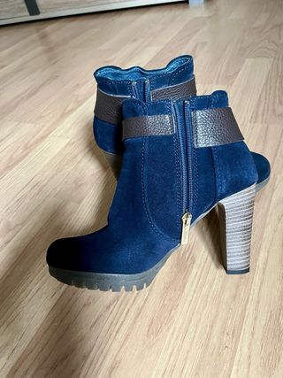 Botines Martinelli Azul y Marrón Talla 38