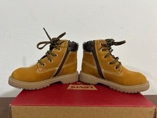 Scarponcino ocra da bambino Asso