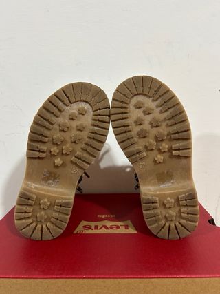 Scarponcino ocra da bambino Asso