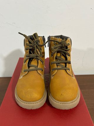 Scarponcino ocra da bambino Asso