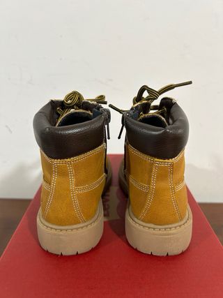 Scarponcino ocra da bambino Asso