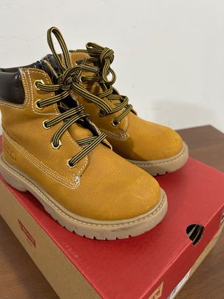 Scarponcino ocra da bambino Asso