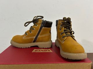 Scarponcino ocra da bambino Asso