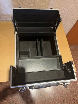 Maletín Maquillaje Aluminio Plata