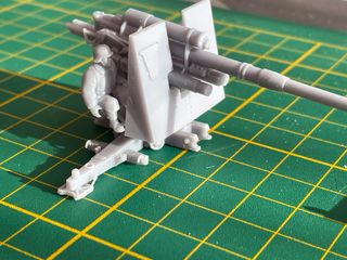 Postazione Flak 36 Tedesca