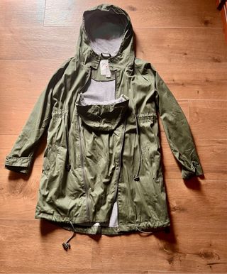 Abrigo de porteo verde