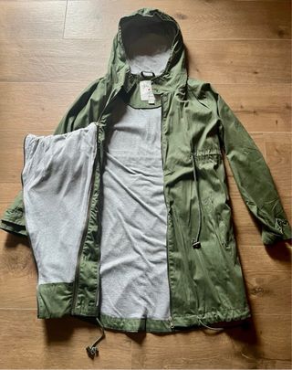 Abrigo de porteo verde