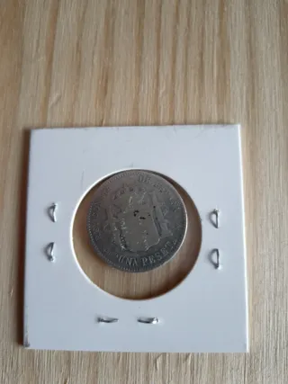 Monedas Alfonso XIII Plata 1900 y 1904