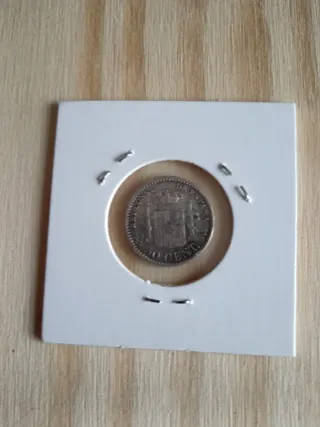 Monedas Alfonso XIII Plata 1900 y 1904