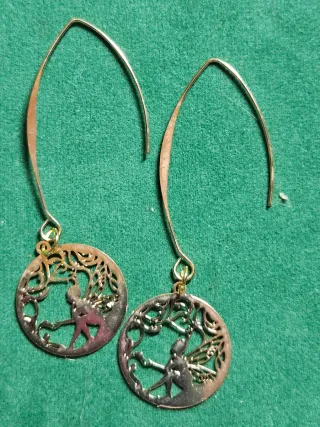 Pendientes Hada Plata y Acero