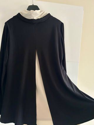 Top J. Ribkoff Negro y Marfil