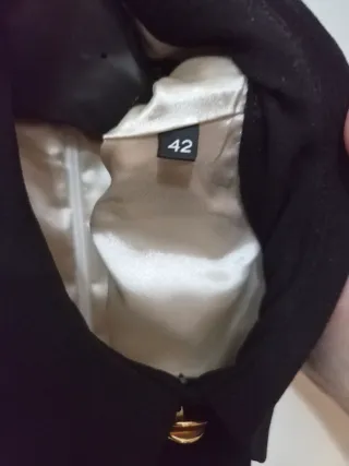 Abito Elisabetta Franchi Beige/Nero IT 42