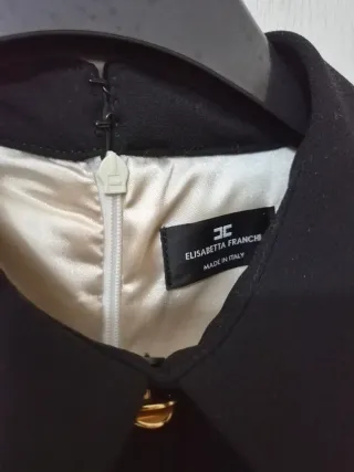 Abito Elisabetta Franchi Beige/Nero IT 42