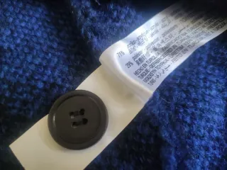 Jersey Zara Rayas Azul y Negro Hombre