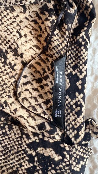 Camisa estampada serpiente manga larga