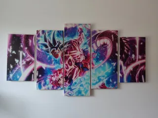 Cuadro 5 piezas Dragon Ball