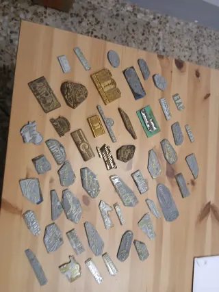 Planchas y Sellos de Imprenta Antiguos