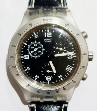 Reloj Swatch Irony Diaphane Negro