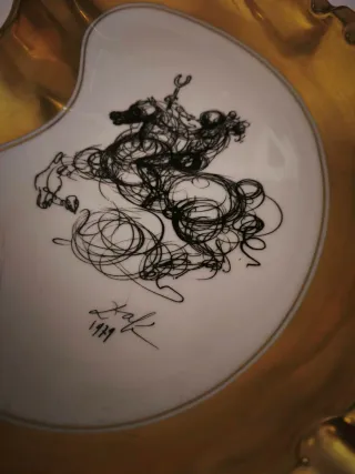 Bandeja/cenicero Dalí Schirnding Bavaria 1979