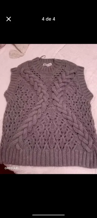 Chaleco punto Zara Talla S