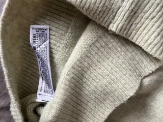 Jersey punto cuello alto verde