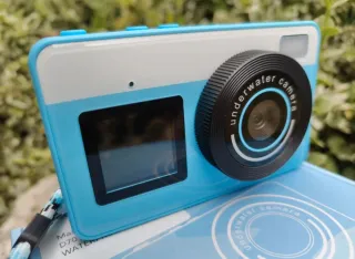 Fotocamera Digitale Subacquea Blu 10FT IP68