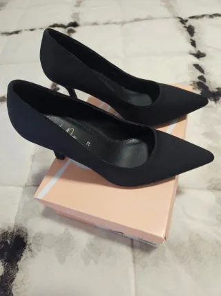 Zapatos de tacón Piccola Piu negros talla 39
