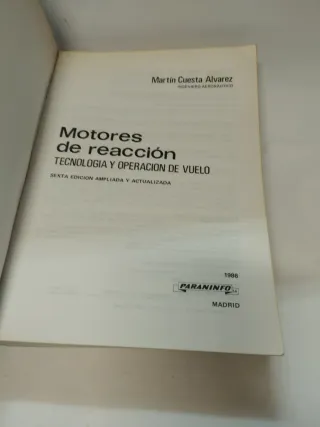 Motores de Reacción: Tecnología y Operación de Vue
