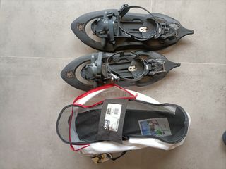 Raquetas de nieve con bolsa