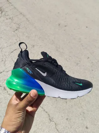 Zapatillas Nike Air Max 270 Negras y Verdes