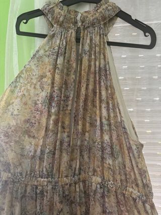 Vestido largo estampado fiesta