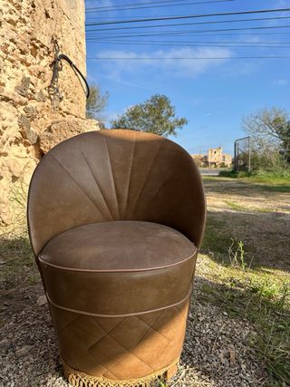 Butaca retro piel sintética