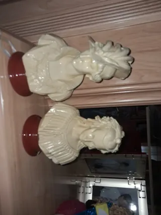 Pareja Figuras Decoración  Antiguas
