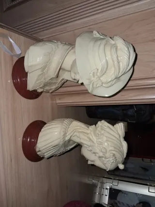 Pareja Figuras Decoración  Antiguas