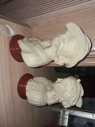 Pareja Figuras Decoración  Antiguas